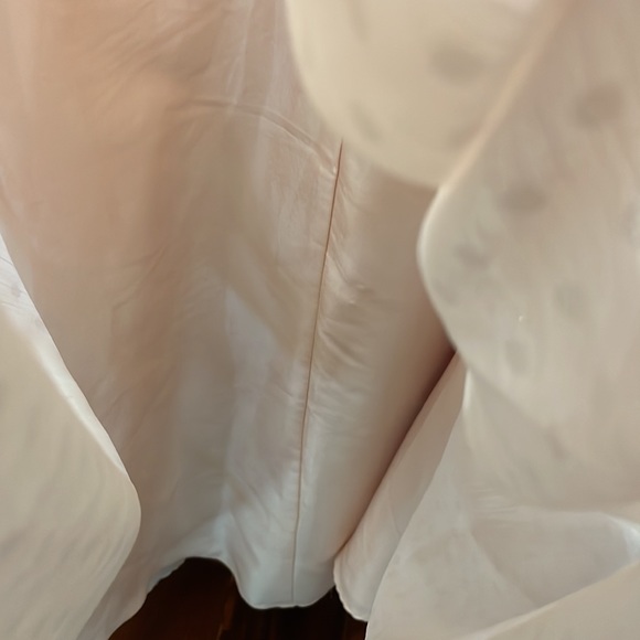 Women’s Mac Duggal One Shoulder Polka Dot Gown Size 12 in Porcelain - Picture 10 of 11